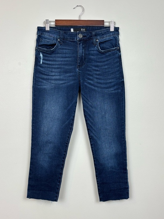 Kut from the Kloth Denim - Kut From The Kloth Jeans Womens 6 Blue Donna Mid Rise Skinny‎ Denim Flawed